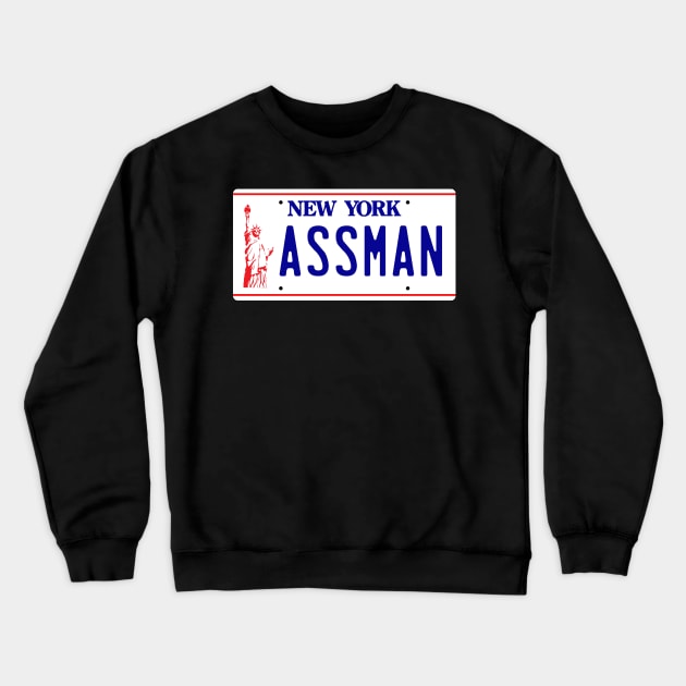 ASSMAN Crewneck Sweatshirt by old_school_designs